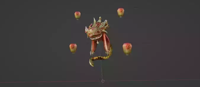 Leak Bali  Low-poly 3D model