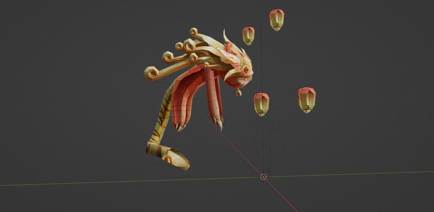 Leak Bali  Low-poly 3D model_1