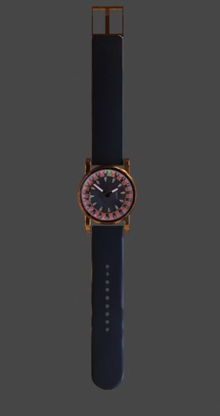 Jacob and Co Casino Tourbillion Watch Luxury Low-poly 3D model_4