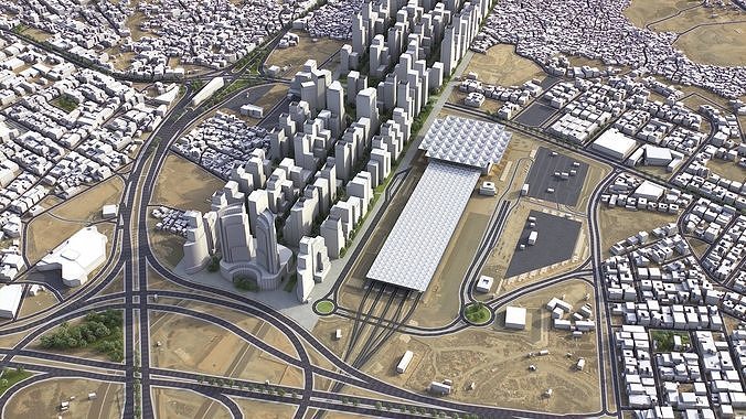 Mecca - Masar Destination Low-poly 3D model 7