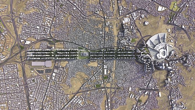 Mecca - Masar Destination Low-poly 3D model 5