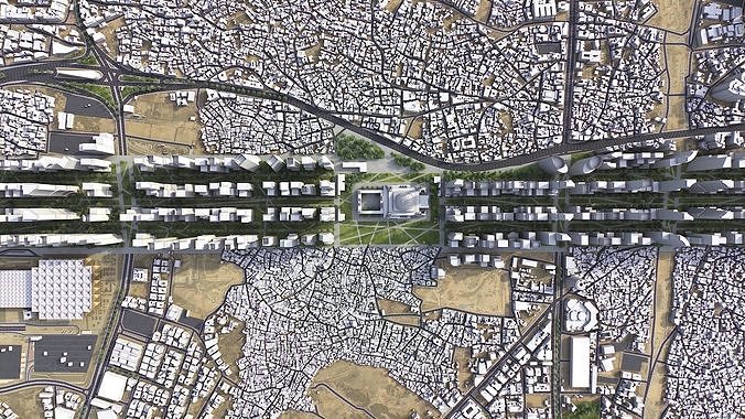 Mecca - Masar Destination Low-poly 3D model 3
