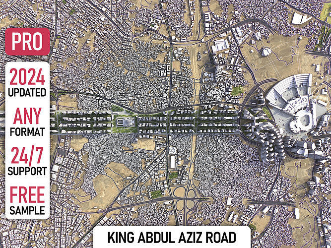 Mecca - Masar Destination Low-poly 3D model