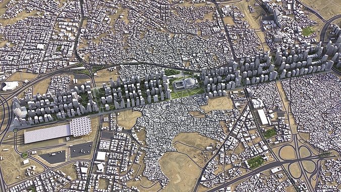 Mecca - Masar Destination Low-poly 3D model 6