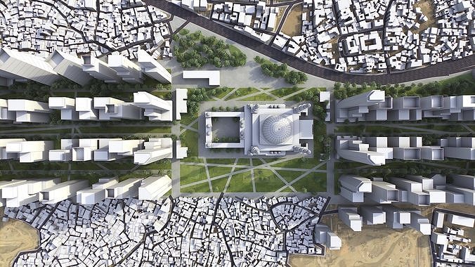Mecca - Masar Destination Low-poly 3D model 2