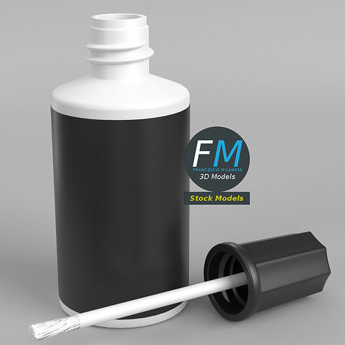 Correction fluid 3D model