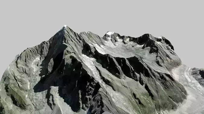 Mountain landscape Glaiser de Talefre