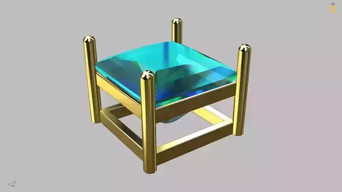 Princess Gemstone Box 5 mm