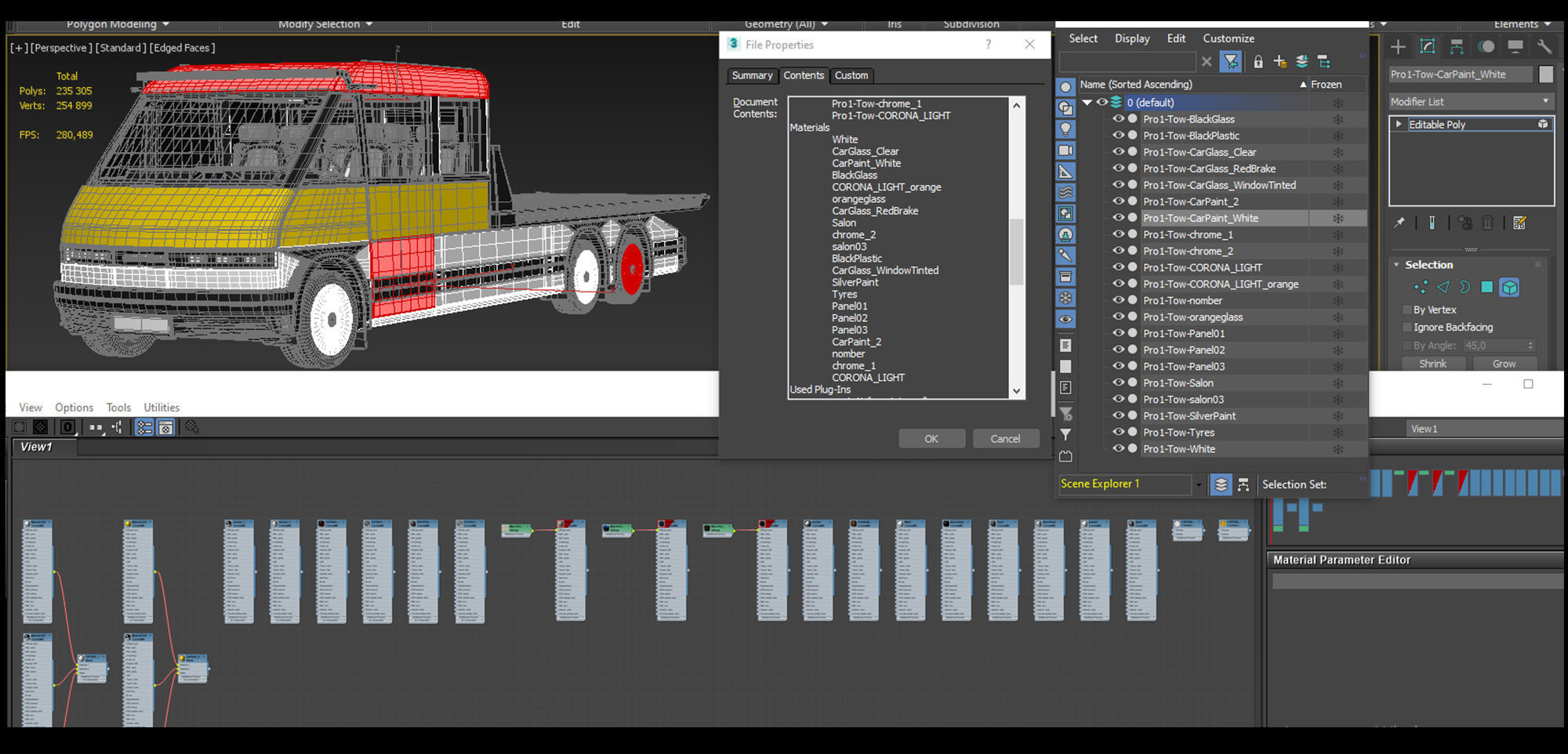 Generic EV Tow truck 3D model_26