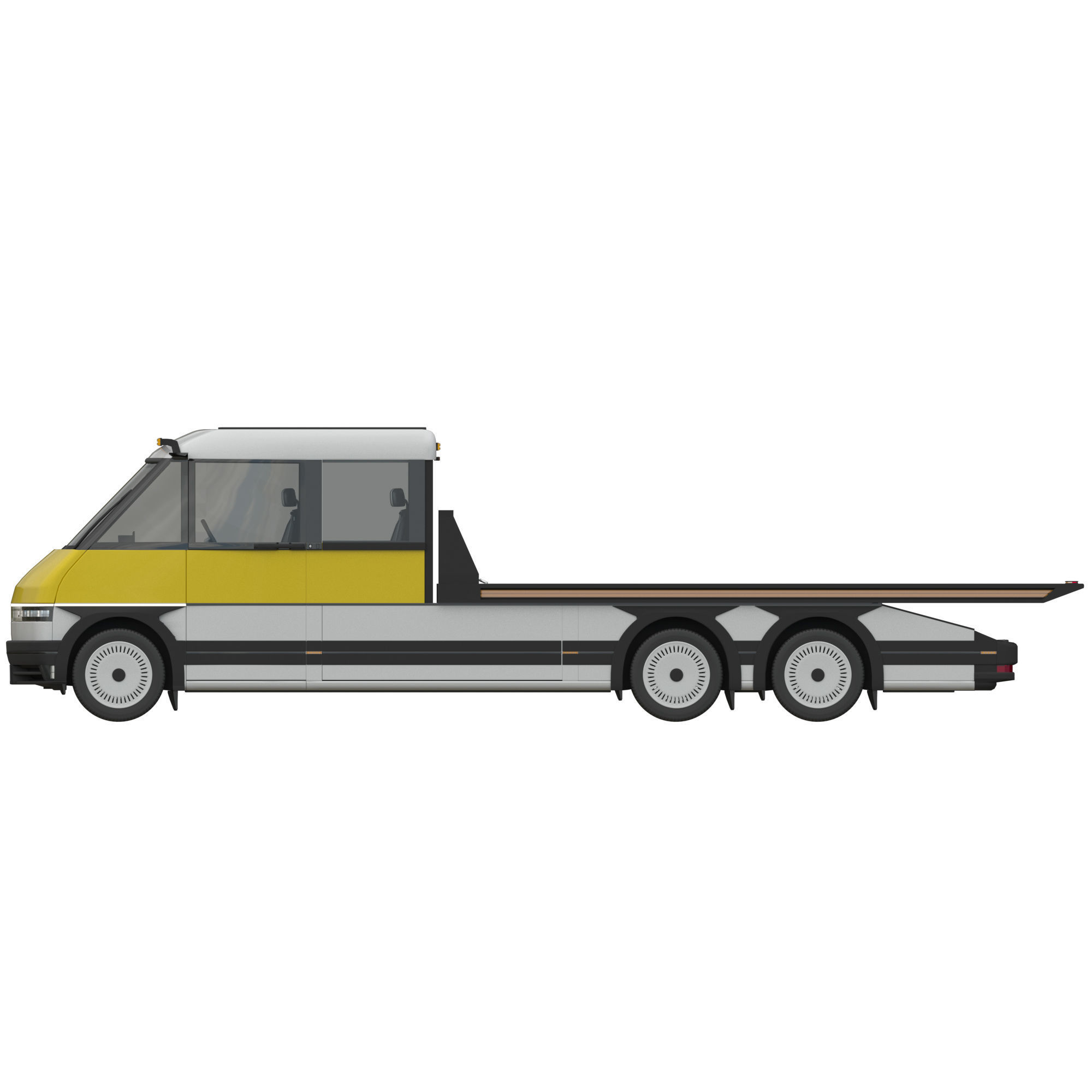 Generic EV Tow truck 3D model_10