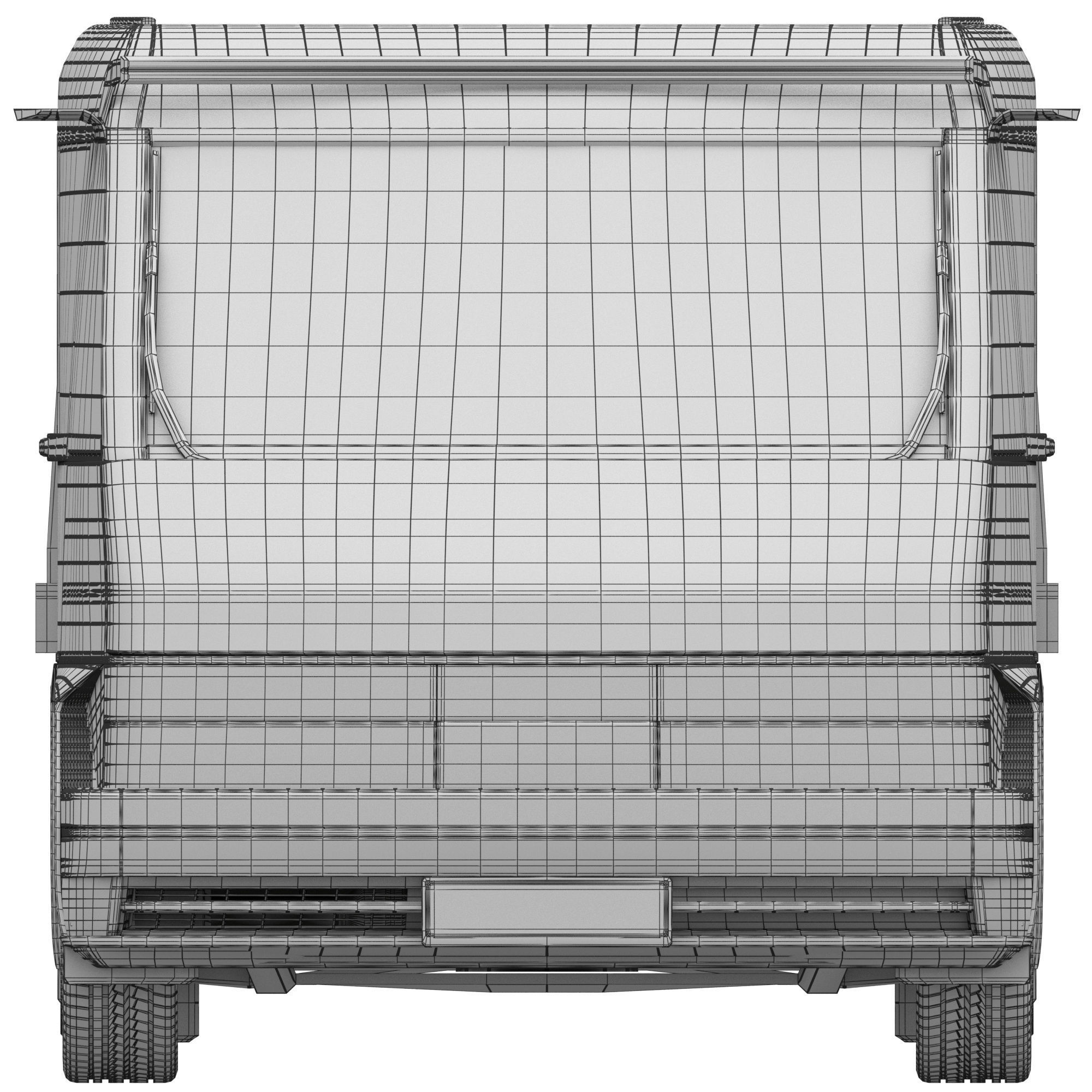 Generic EV Tow truck 3D model_16