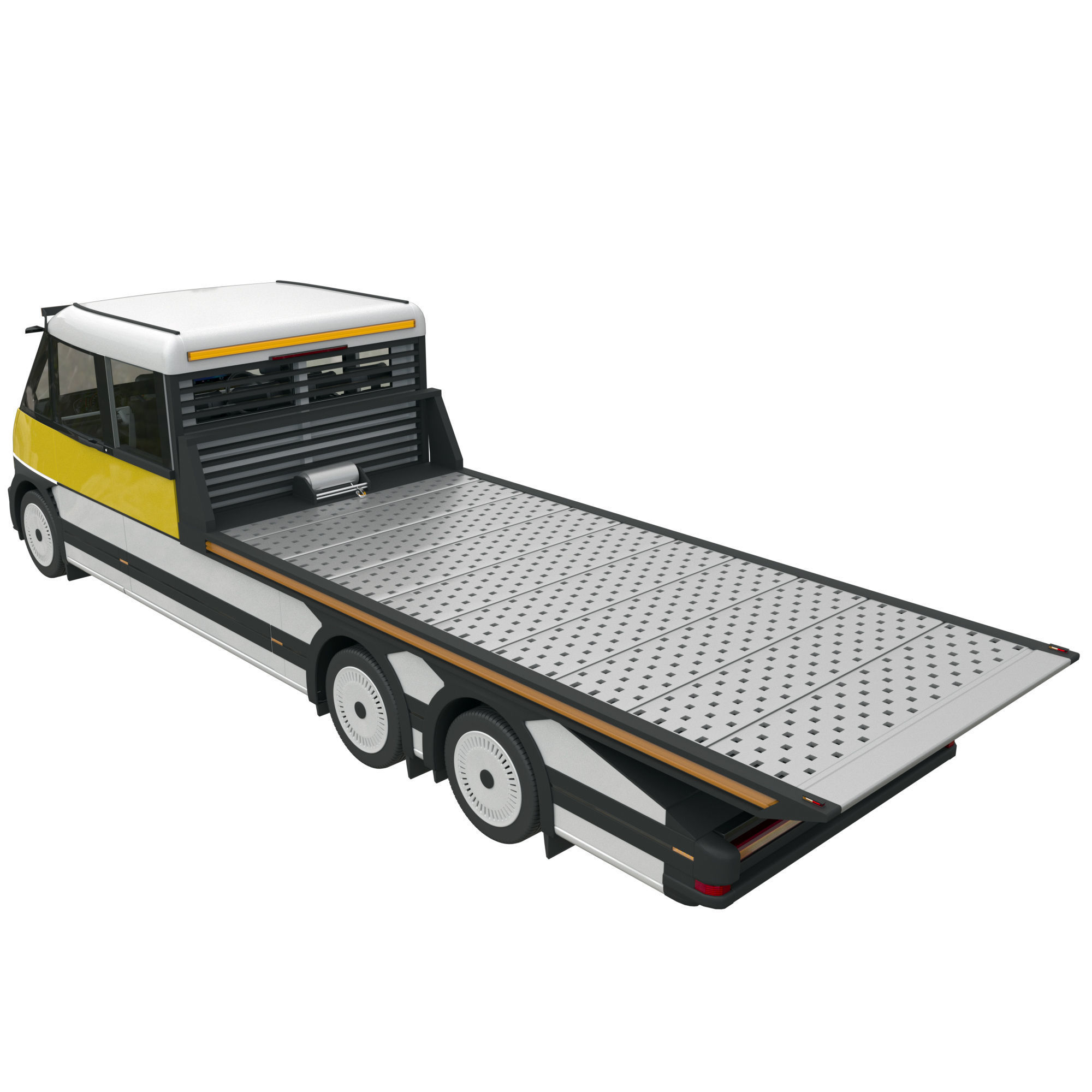 Generic EV Tow truck 3D model_13