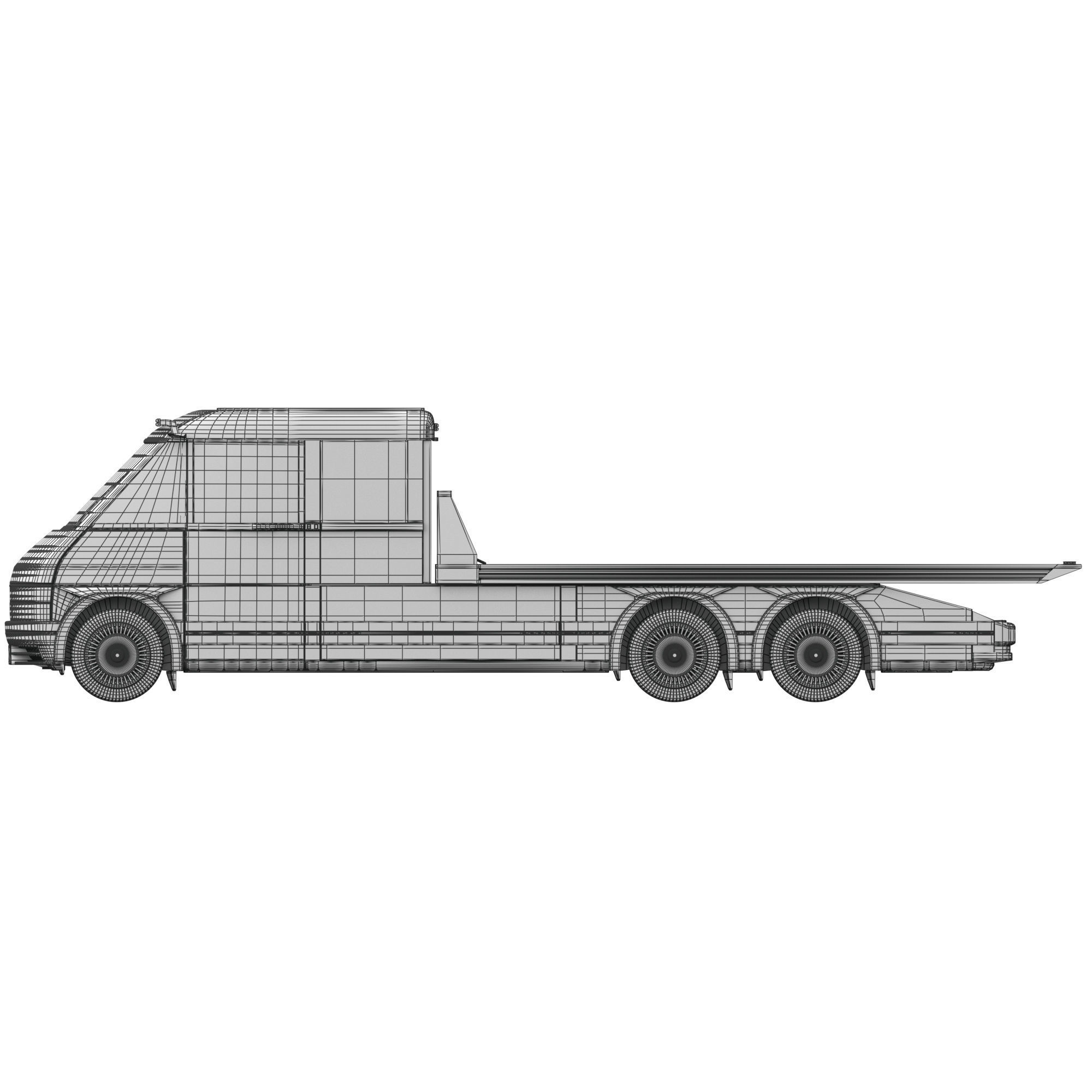 Generic EV Tow truck 3D model_19