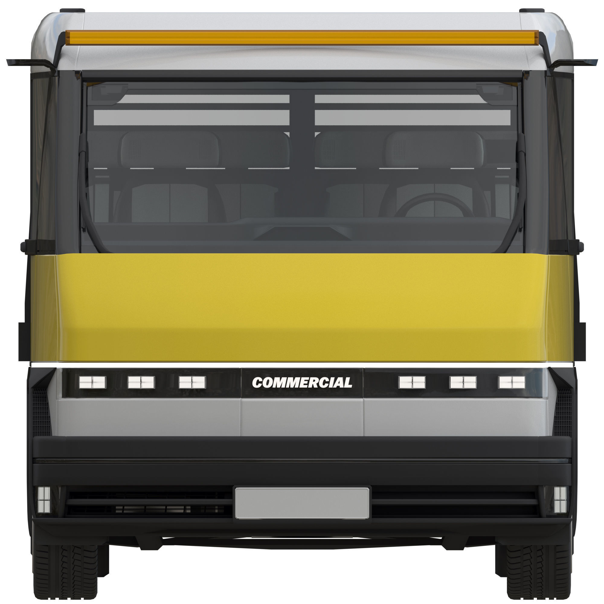 Generic EV Tow truck 3D model_7