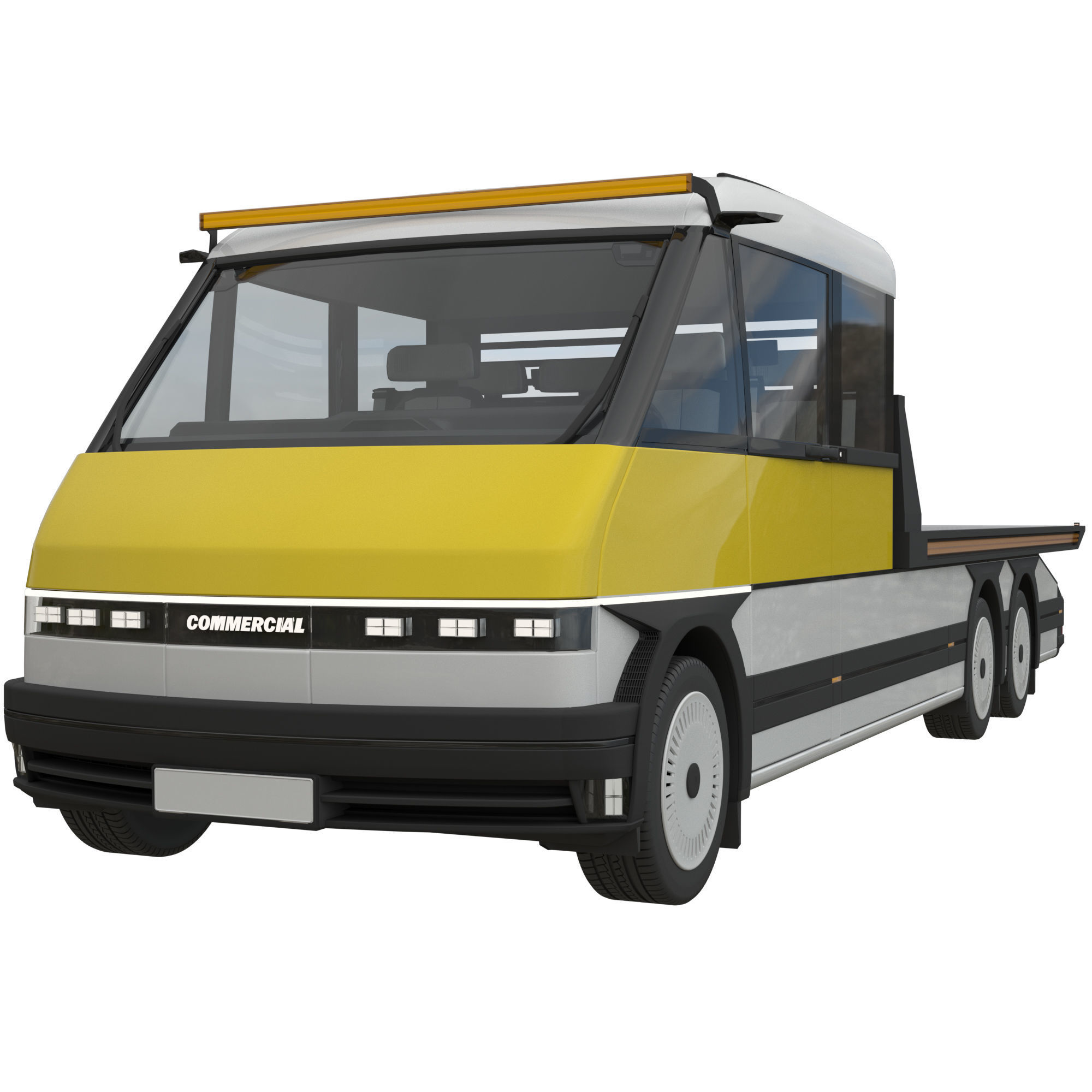 Generic EV Tow truck 3D model_15