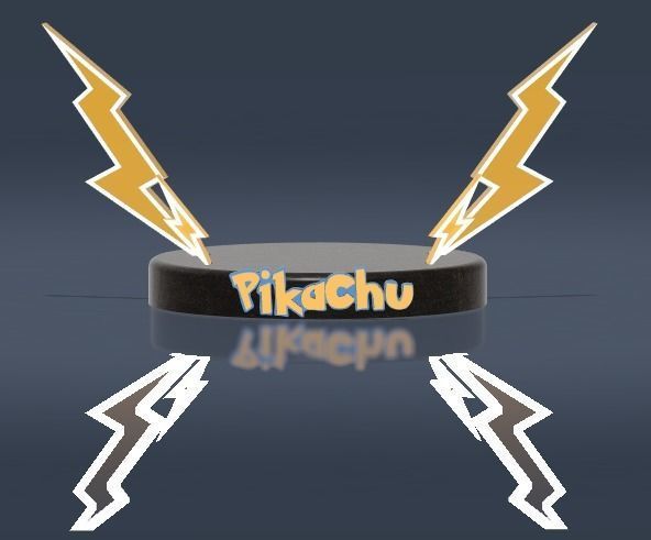 POKEMON - BASE PIKACHU 3D print model_1