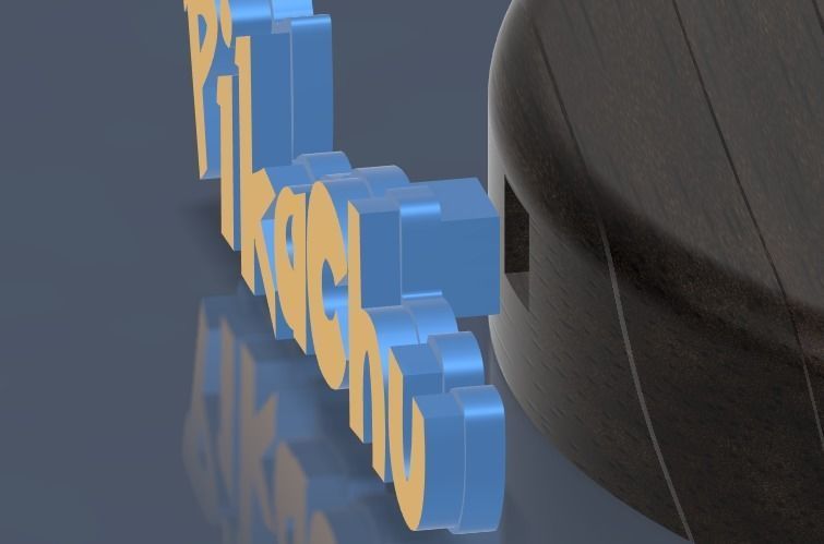 POKEMON - BASE PIKACHU 3D print model_5