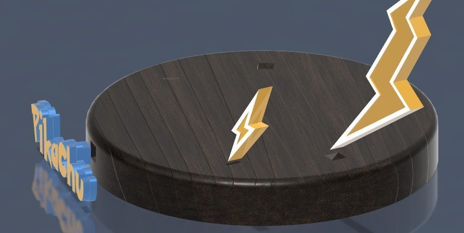 POKEMON - BASE PIKACHU 3D print model_7