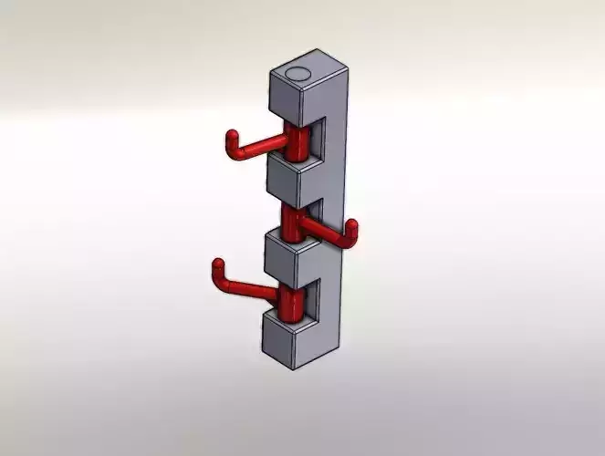 Vertical Hanger Stand 3D Printing 2 Model 3D print model