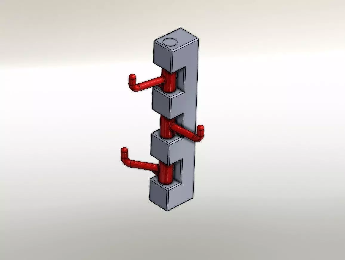 Vertical Hanger Stand 3D Printing 2 Model 3D print model_0