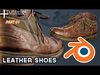 Leather Boot 3D Model Low-poly 3D model_2