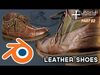 Leather Boot 3D Model Low-poly 3D model_3