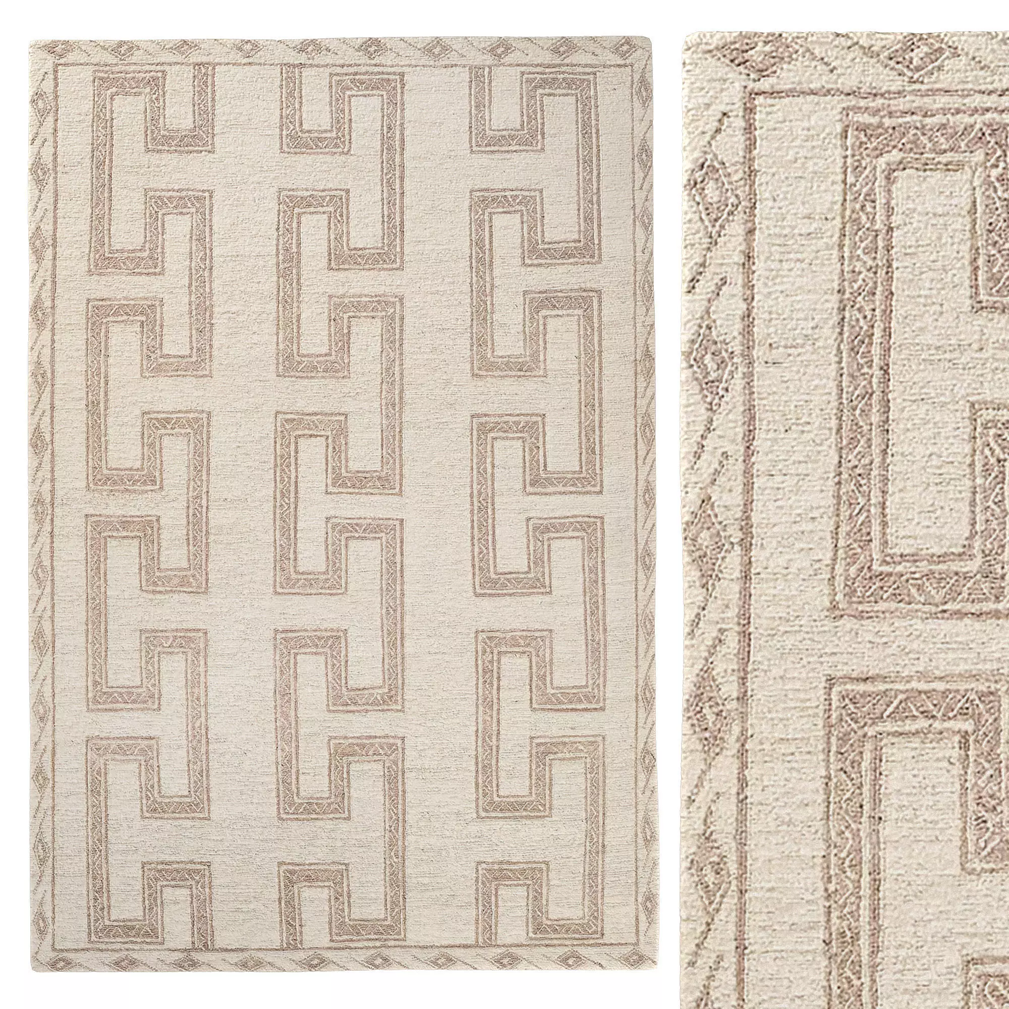 ANIKET JUTE RUG 3D model_0