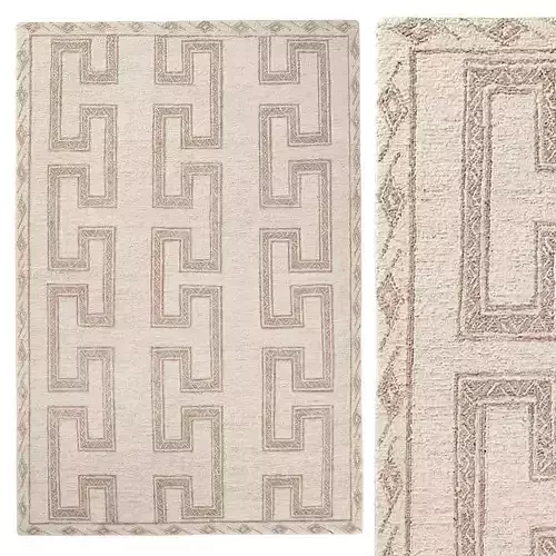 ANIKET JUTE RUG 3D model