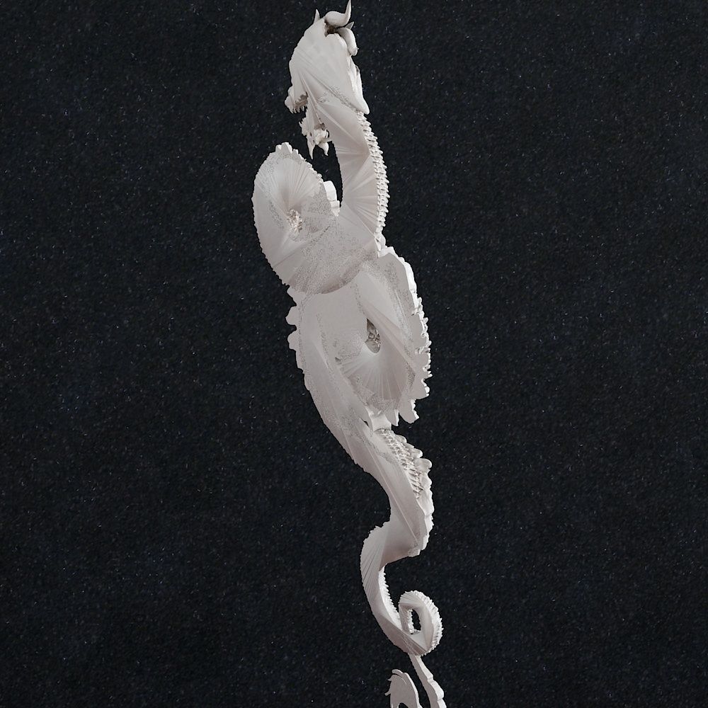 Dragon pendant 3D print model_5