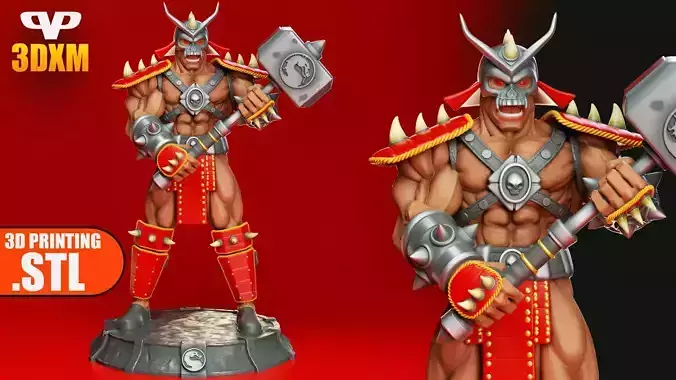 Shao Khan STL for 3D Printing 3DXM ChibiSTL