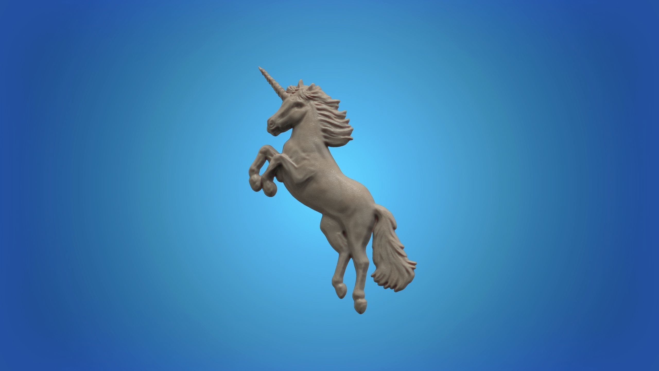 horse logo sign art  STL model for CNC router and  3D printing 3D print model_1