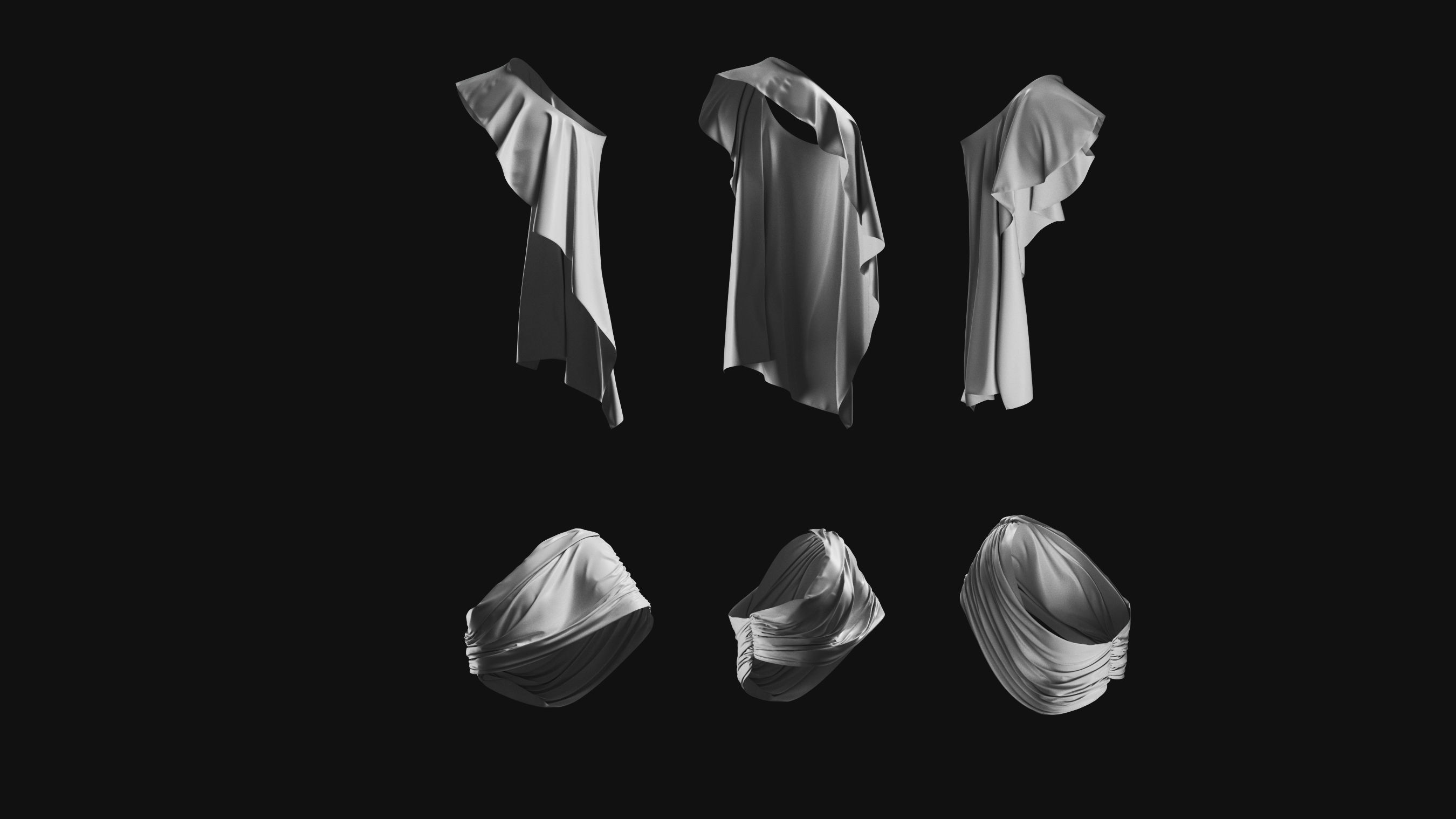 Basemesh Cape Hood Collection 3D model_21