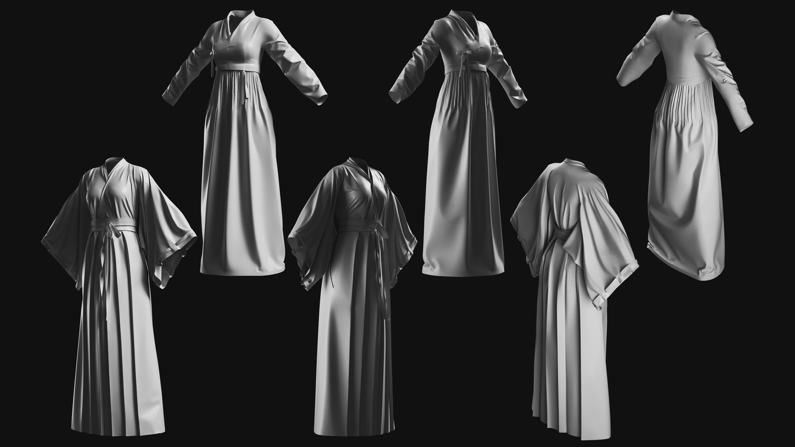 Basemesh Cape Hood Collection 3D model_15