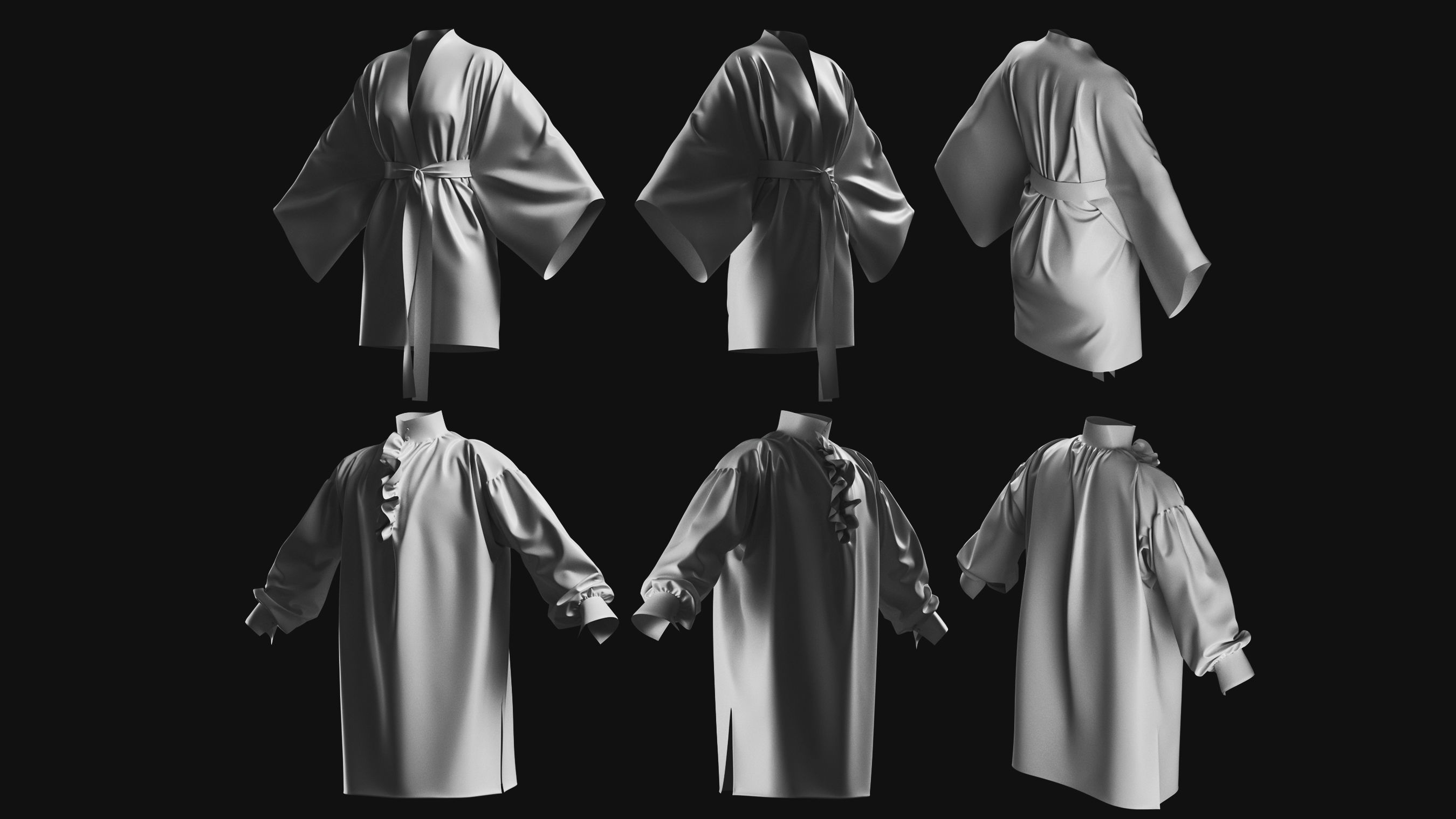 Basemesh Cape Hood Collection 3D model_14