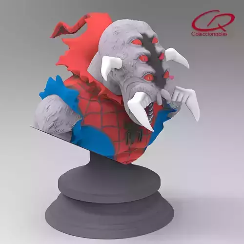 Spider Monster bust 3D print model