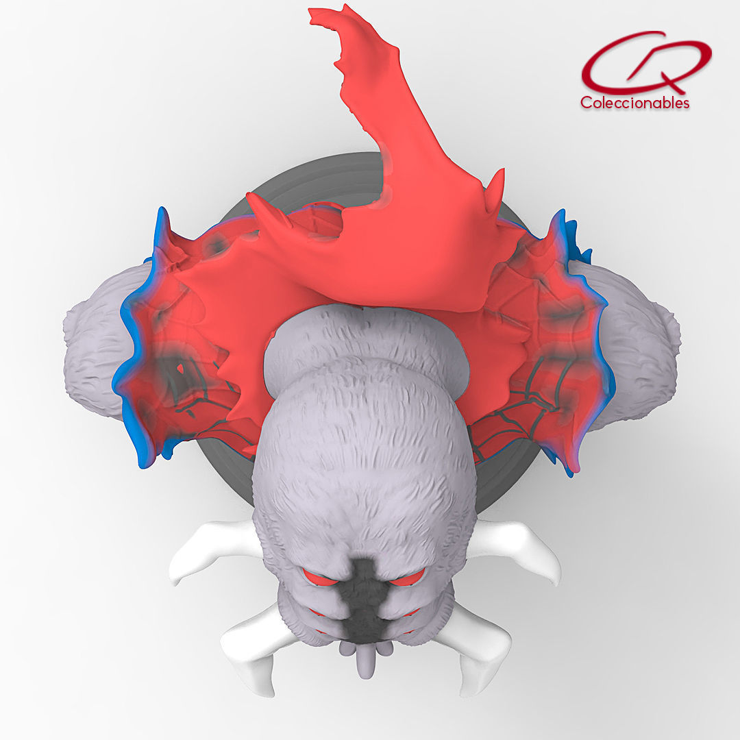 Spider Monster bust 3D print model_8