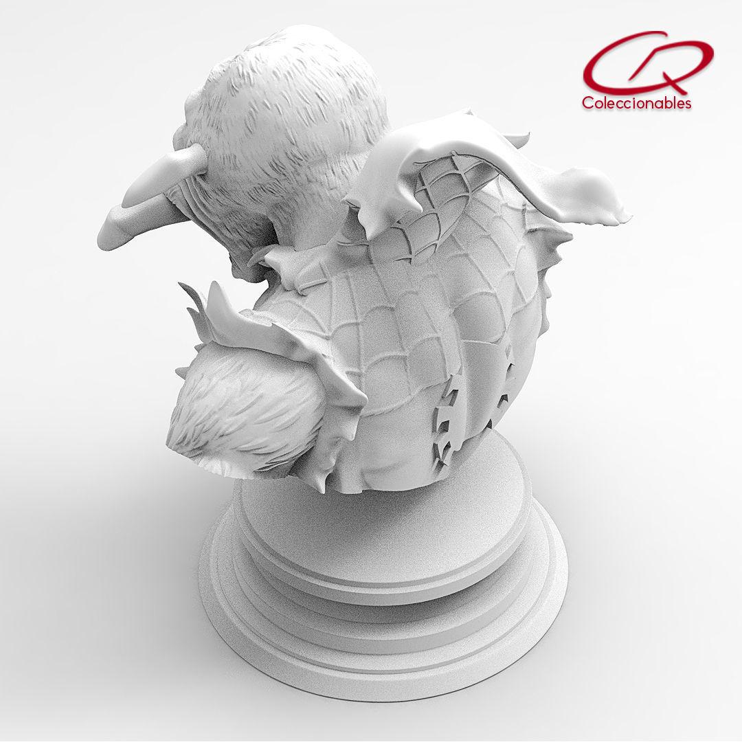 Spider Monster bust 3D print model_14