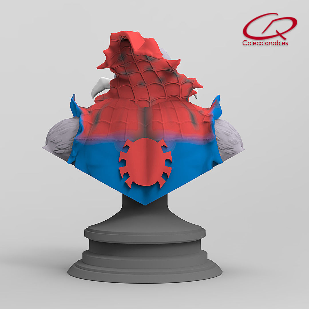 Spider Monster bust 3D print model_4