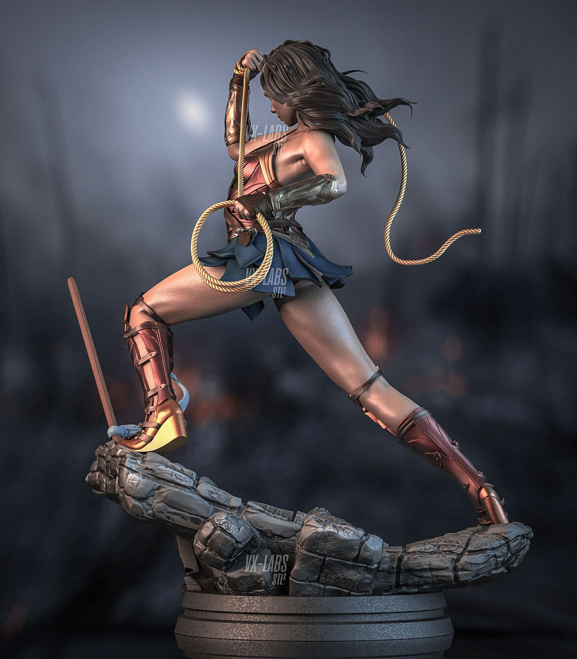 Wonder Woman - Amazonian Valor NSFW 3D print model_4