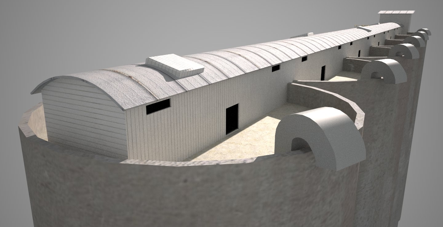 Grain silos - 01 3D model_12
