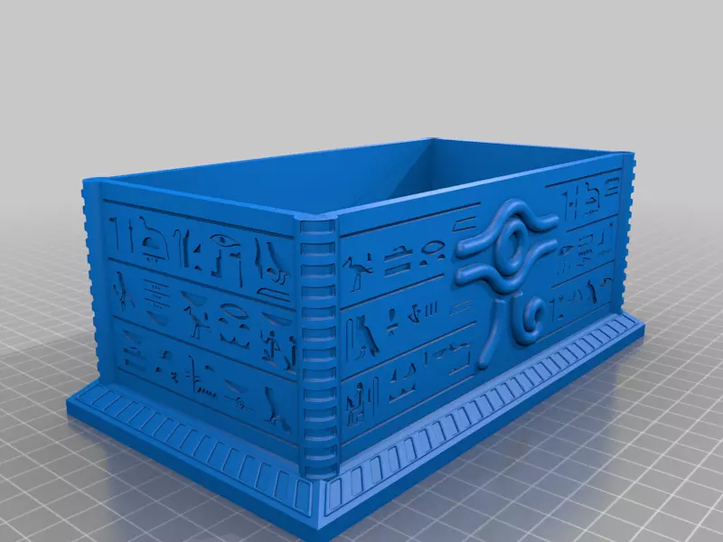 Yugioh Millennium Puzzle Sarcophagus Free 3D model
