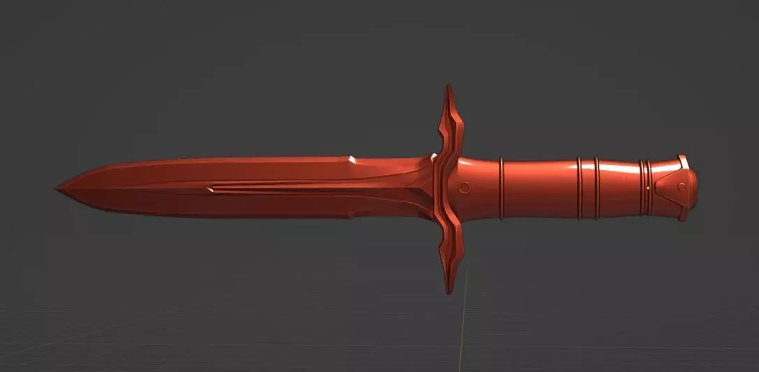 Iron Dagger - Skyrim Free 3D print model_0