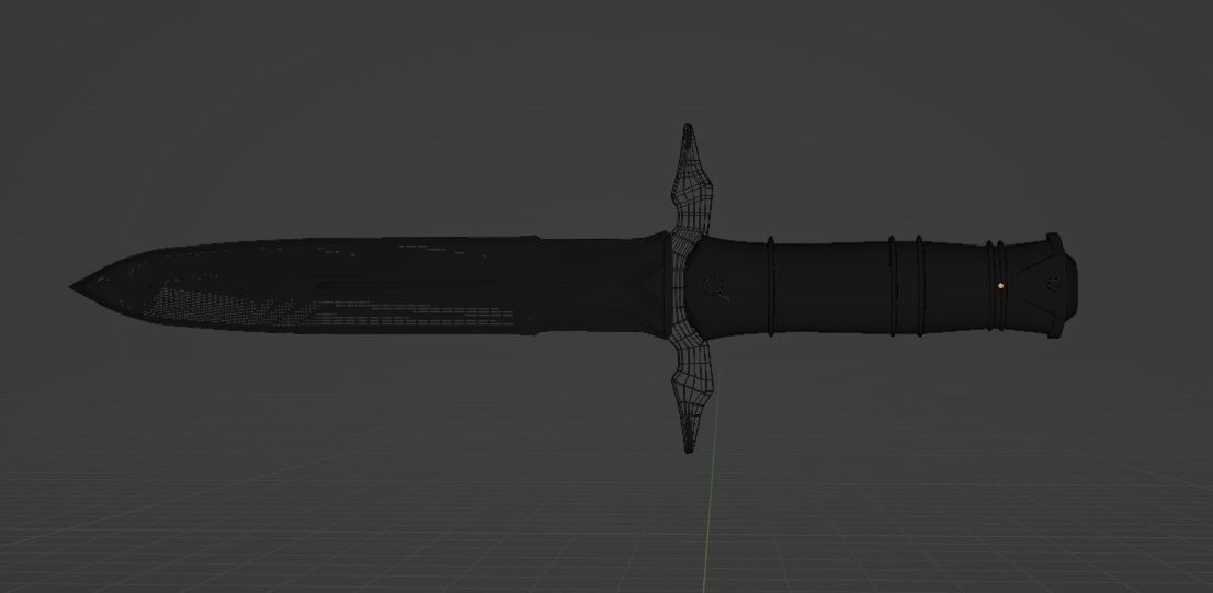 Iron Dagger - Skyrim Free 3D print model_2