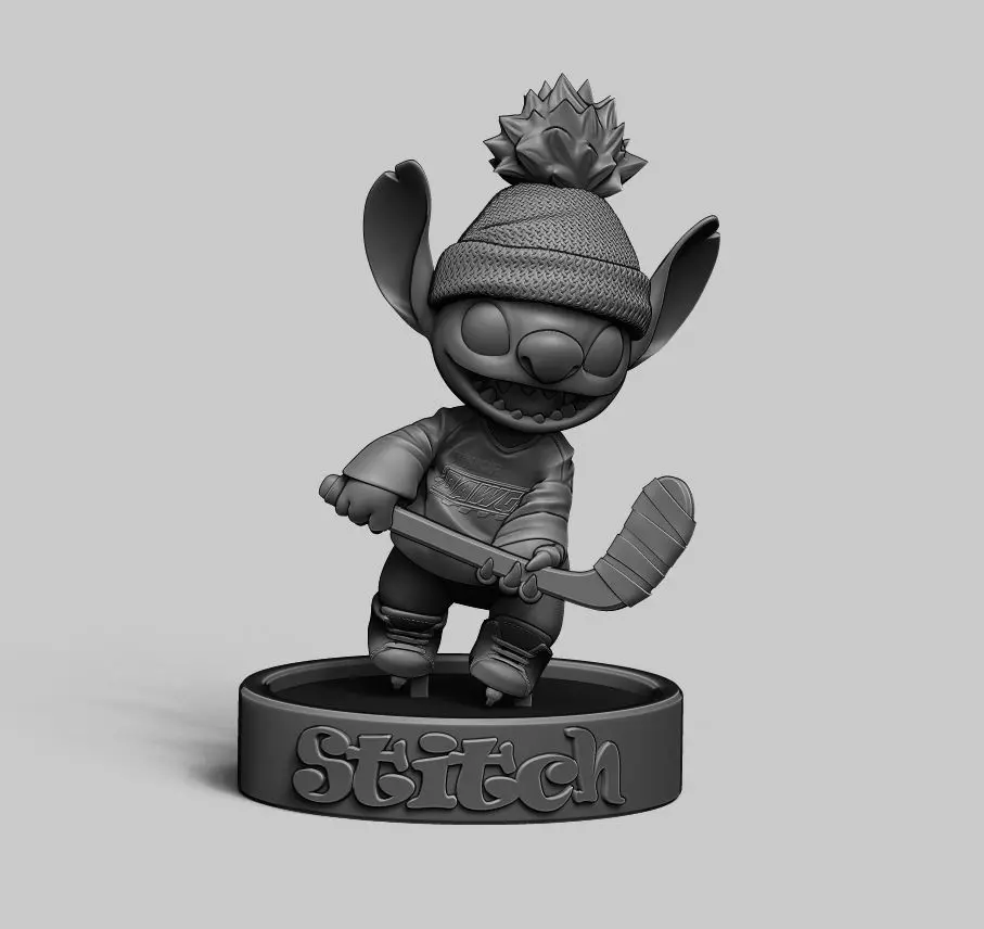 Hockey Stitch Dawgs 3D print model_0
