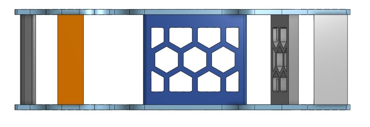 scx24 LCG chassis  3D print model_2