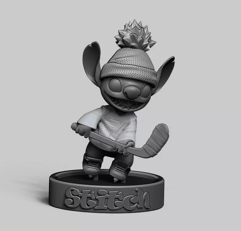 Hockey stich - Blues 3D print model_0
