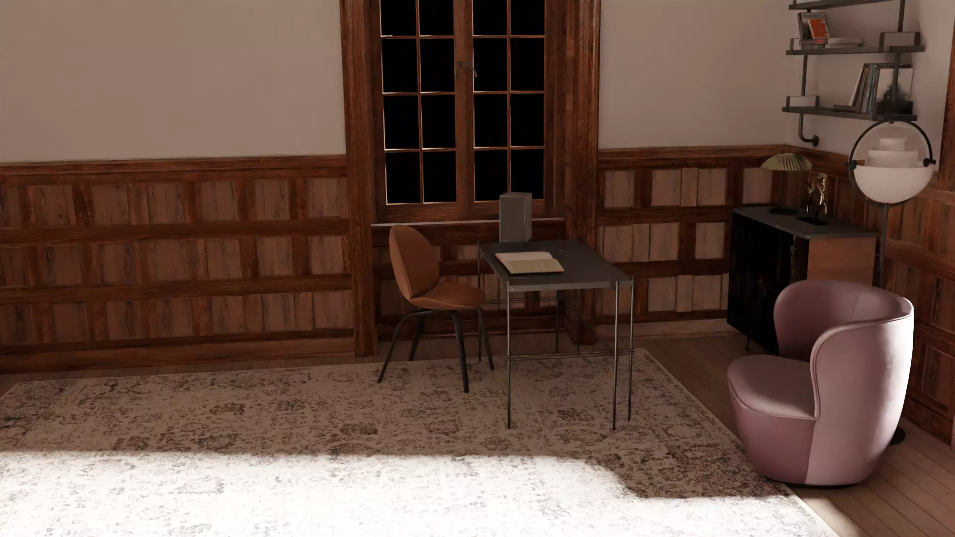 Wood Scene Free 3D model