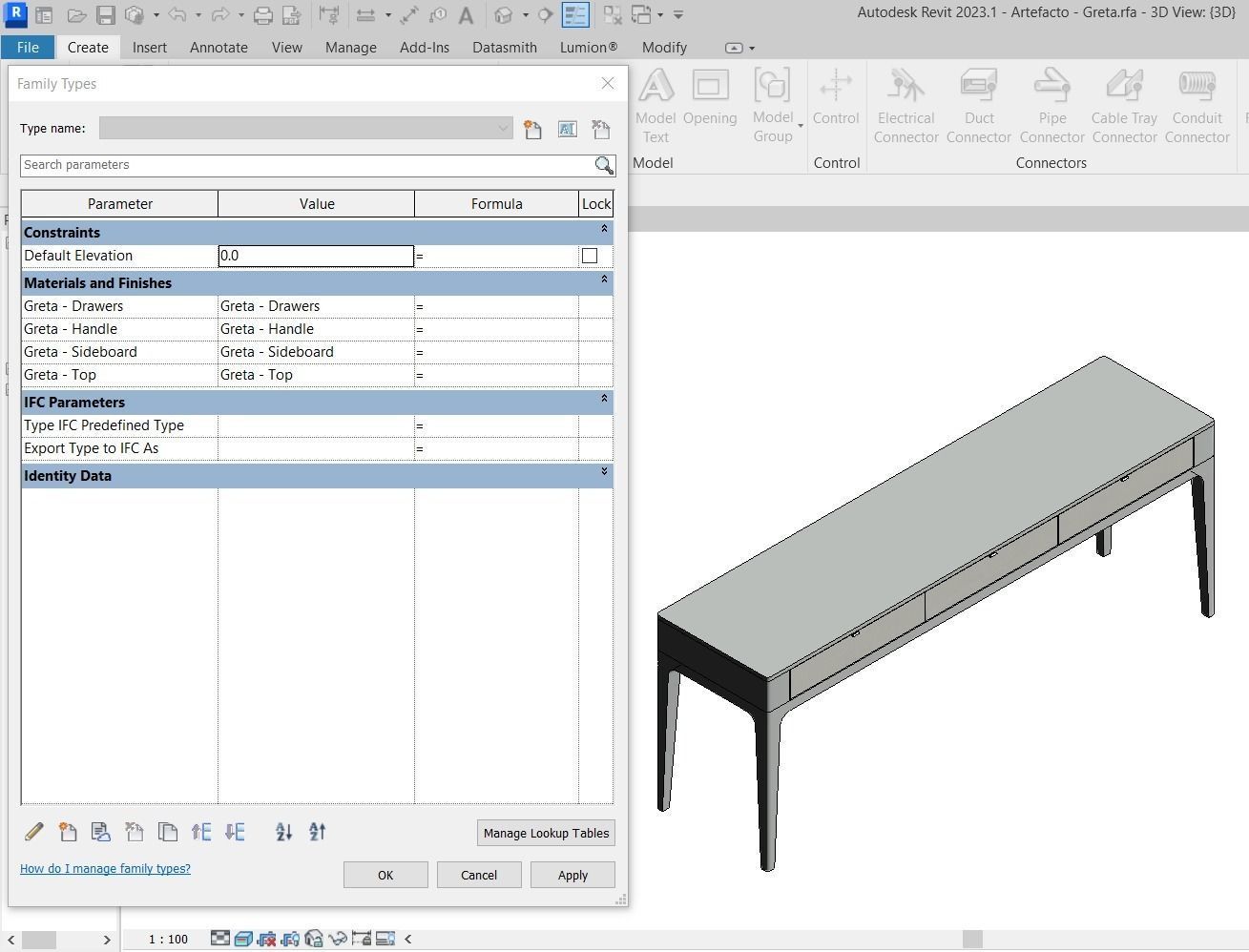 All Artefacto Sideboards 3D Model Collection_8