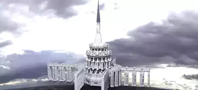 Baroque opera house exterior  