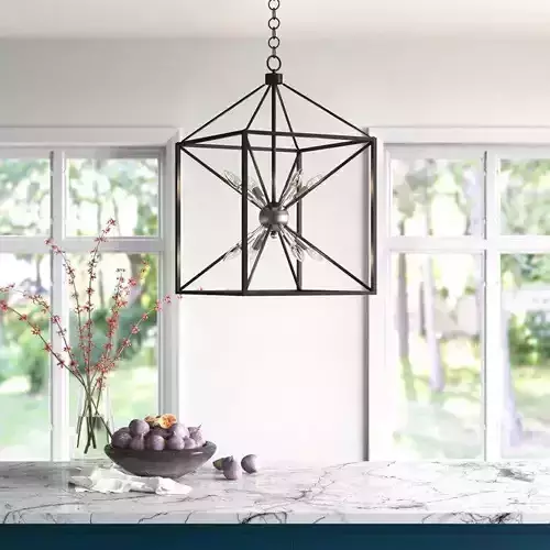 Belisle Light Lantern Rectangle Chandelier